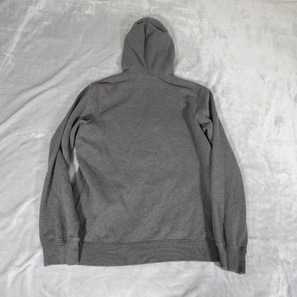 Vintage Nike Swoosh Pullover Hoodie Mens M Streetwear Embroidered Gray - Picture 8 of 11